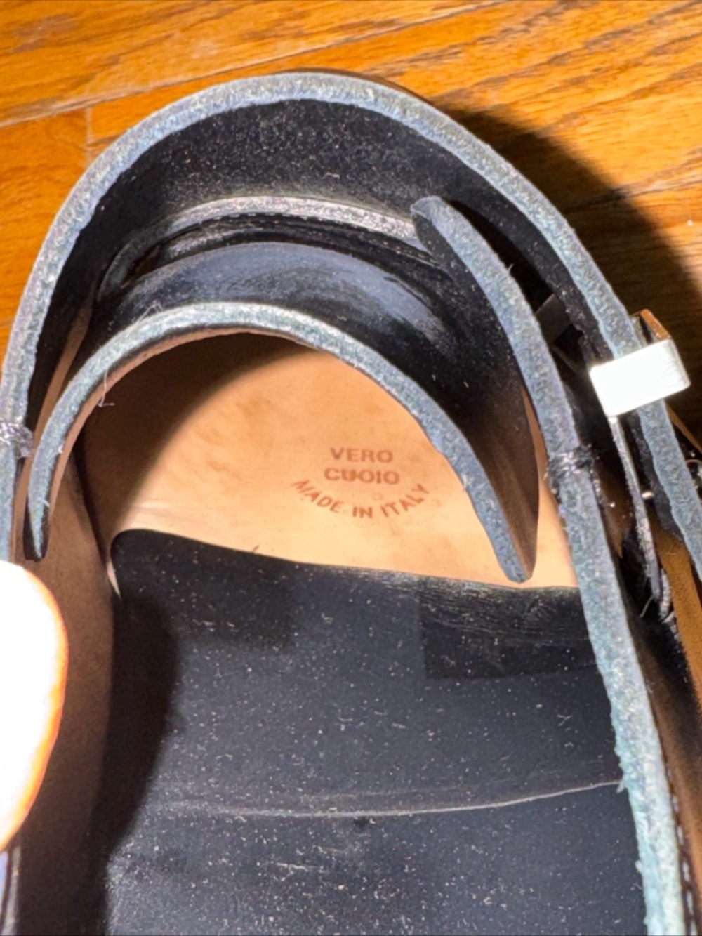 Balenciaga Paris Men’s Monk Leather Dress Shoes Size 44 US 11 Black - Picture 8 of 11